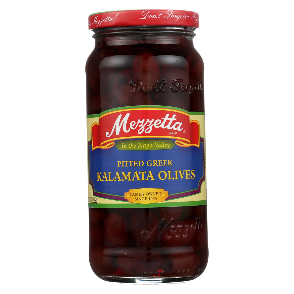 Mezzetta Pitted Greek Kalamata Olives - Case Of 6 - 9.5 Oz. - Lakehouse Foods