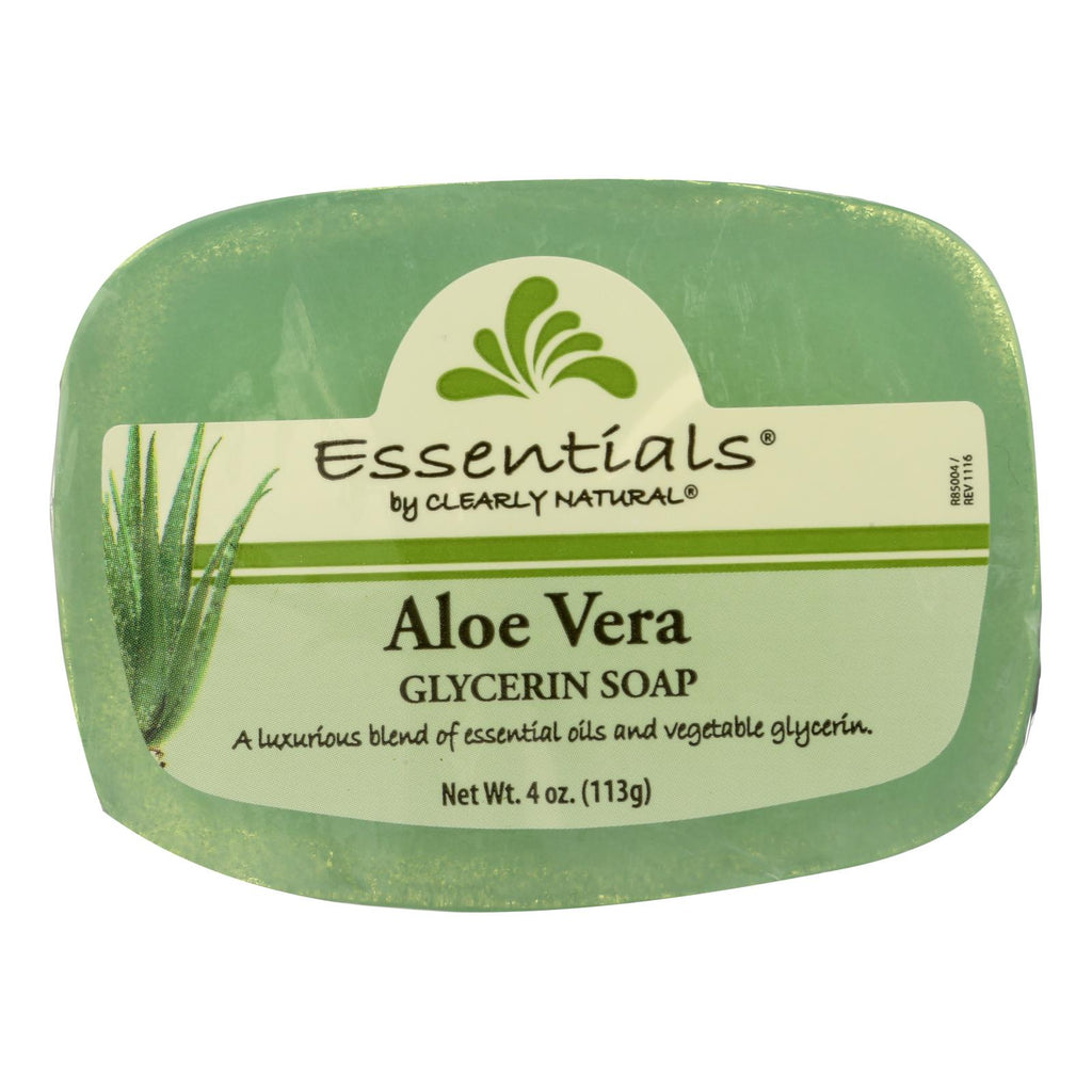 Clearly Natural Glycerine Bar Soap Aloe Vera - 4 Oz - Lakehouse Foods