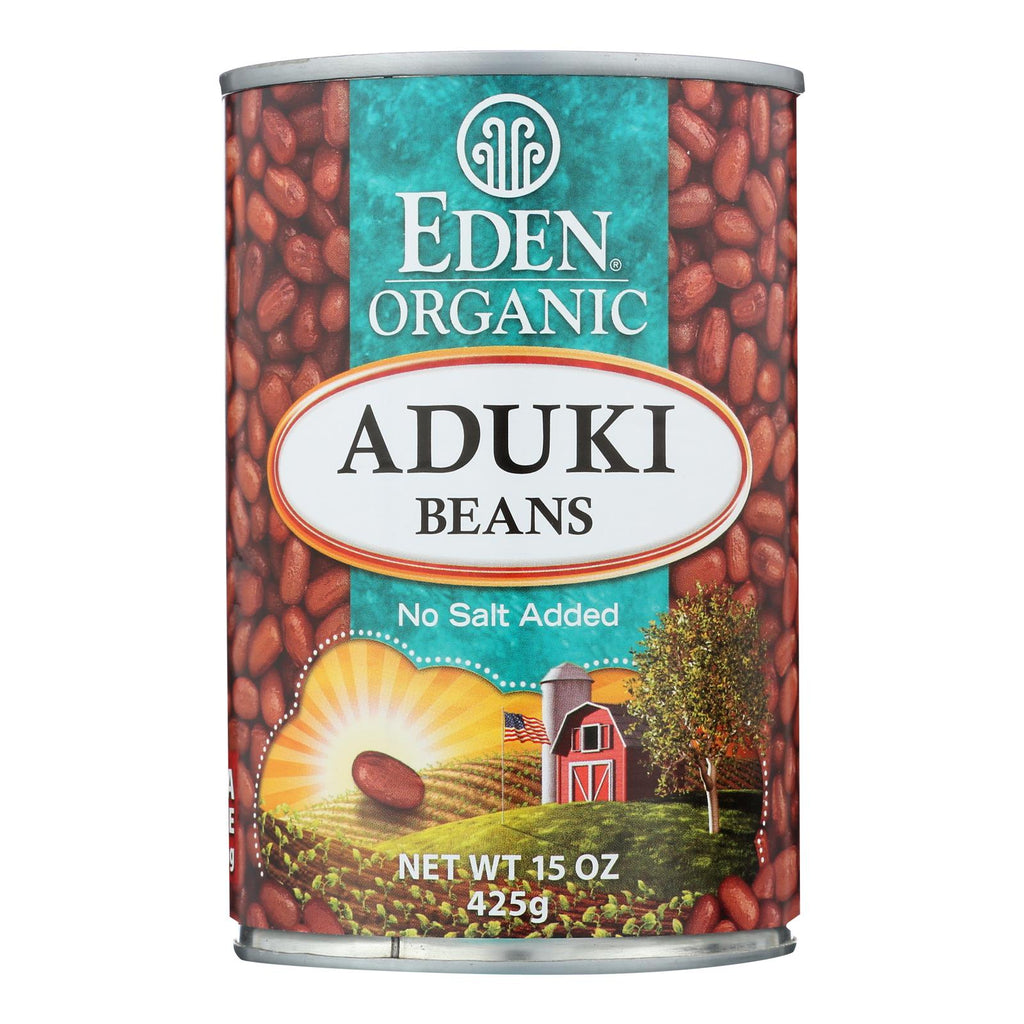 Eden Foods Organic Aduki Beans - Case Of 12 - 15 Oz. - Lakehouse Foods