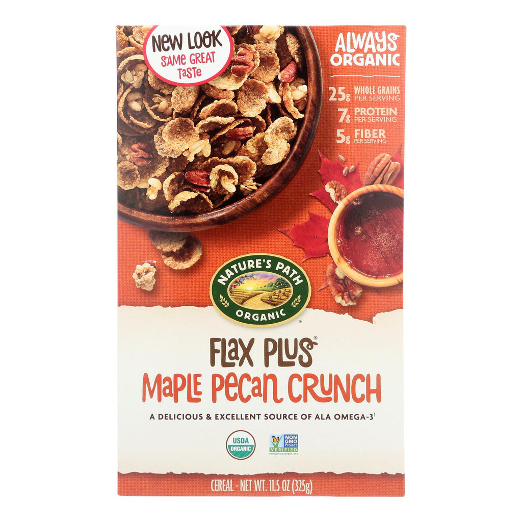 Nature's Path Maple Pecan Crunch - Flax Plus - Case Of 12 - 11.5 Oz. - Lakehouse Foods