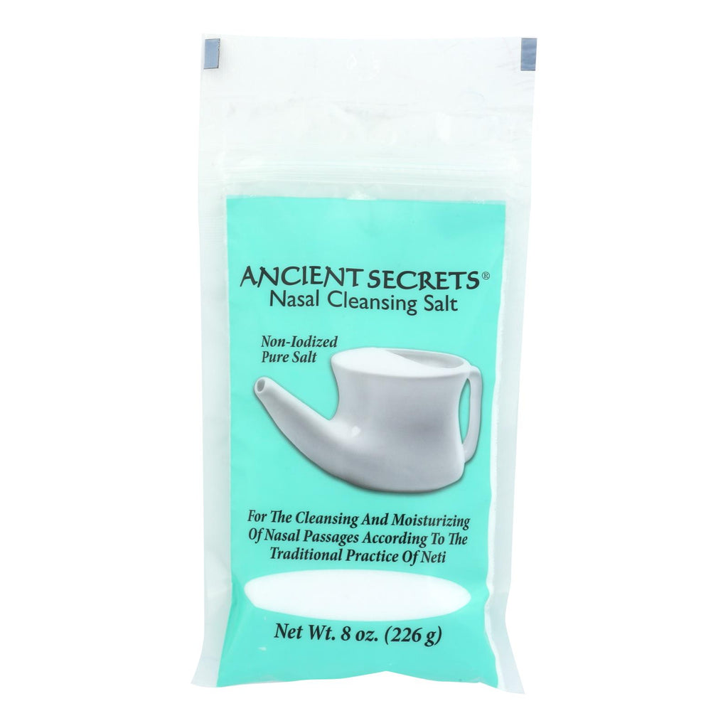 Ancient Secrets Nasal Cleansing Pot Salt - 8 Oz - Lakehouse Foods