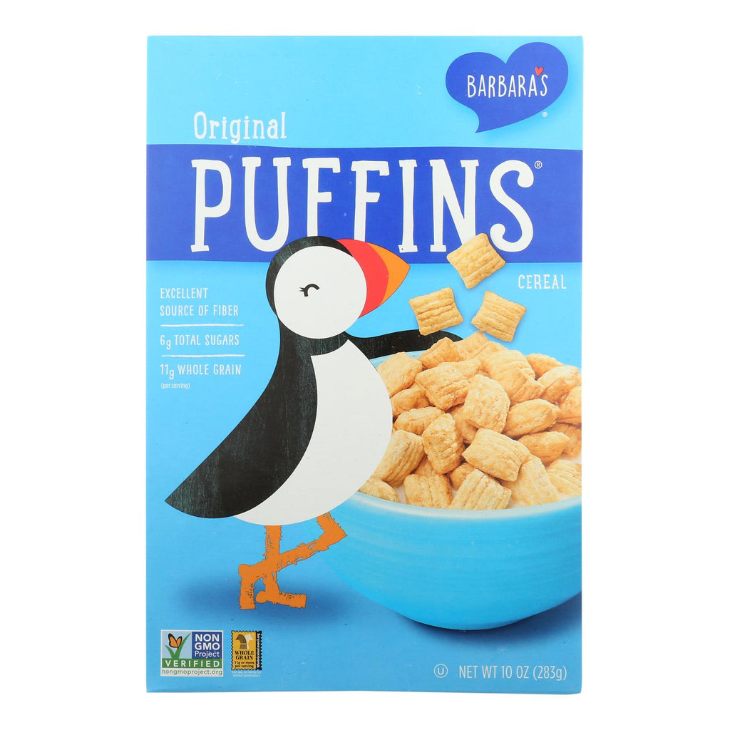 Barbara's Bakery - Puffins Cereal - Original - Case Of 12 - 10 Oz. - Lakehouse Foods