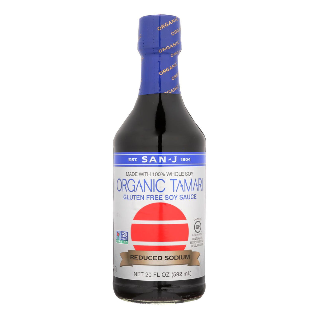 San - J Tamari Soy Sauce - Case Of 6 - 20 Fl Oz. - Lakehouse Foods