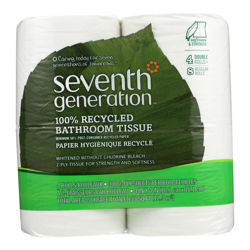 Seventh Generation Bathroom Tissue - Case Of 12 - 300 Count - Lakehouse Foods
