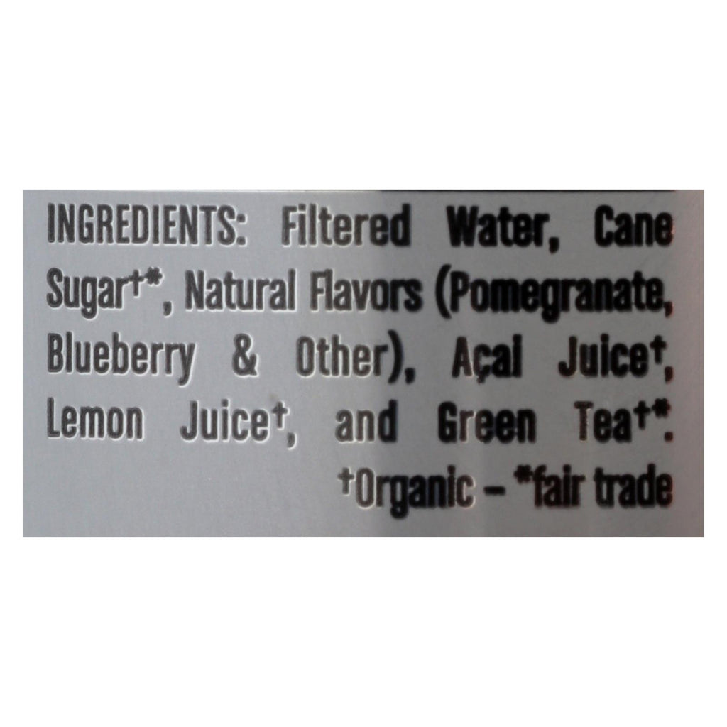 Steaz Lightly Sweetened Green Tea - Blueberry Pomegranate - Case Of 12 - 16 Fl Oz. - Lakehouse Foods