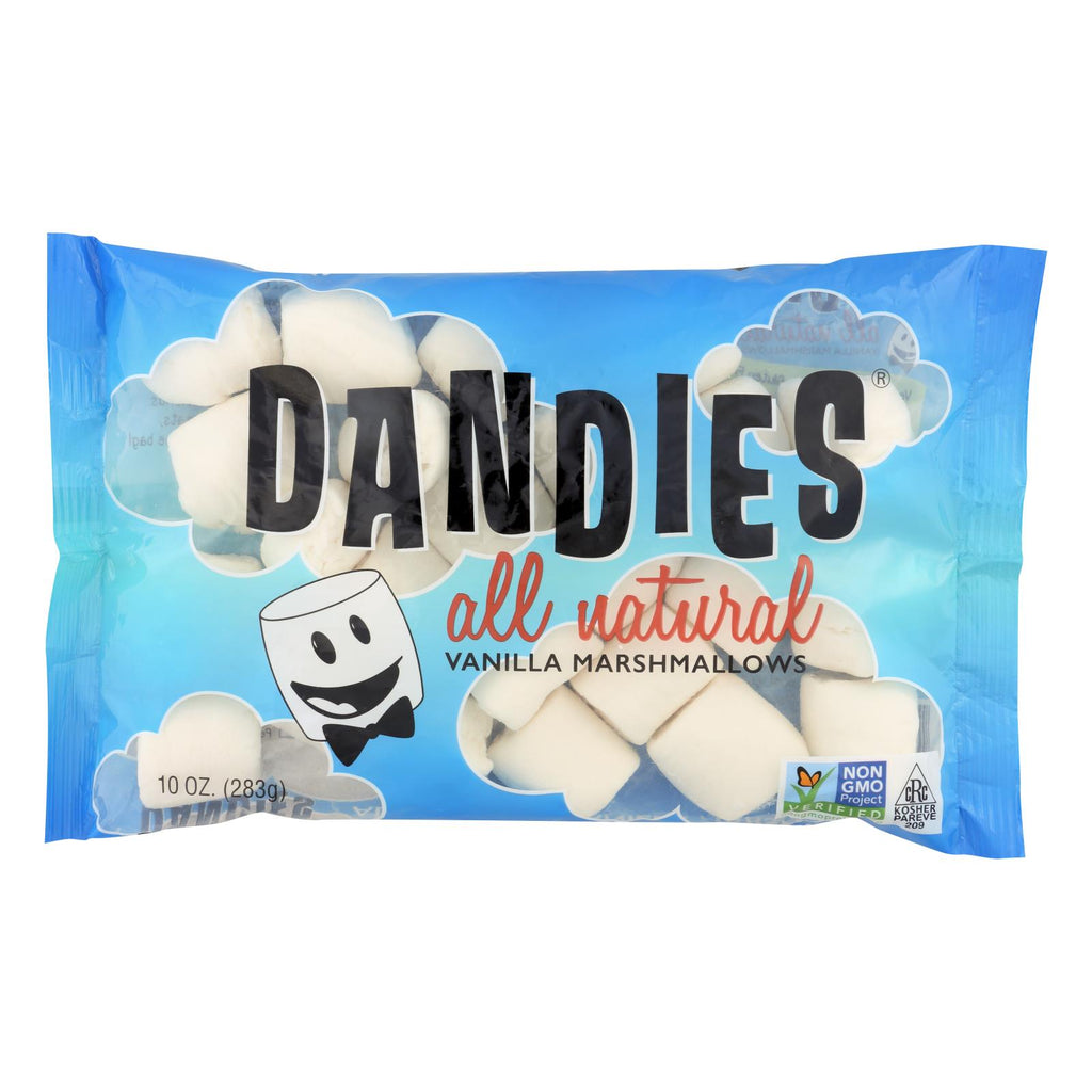 Dandies - Air Puffed Marshmallows - Classic Vanilla - Case Of 12 - 10 Oz. - Lakehouse Foods