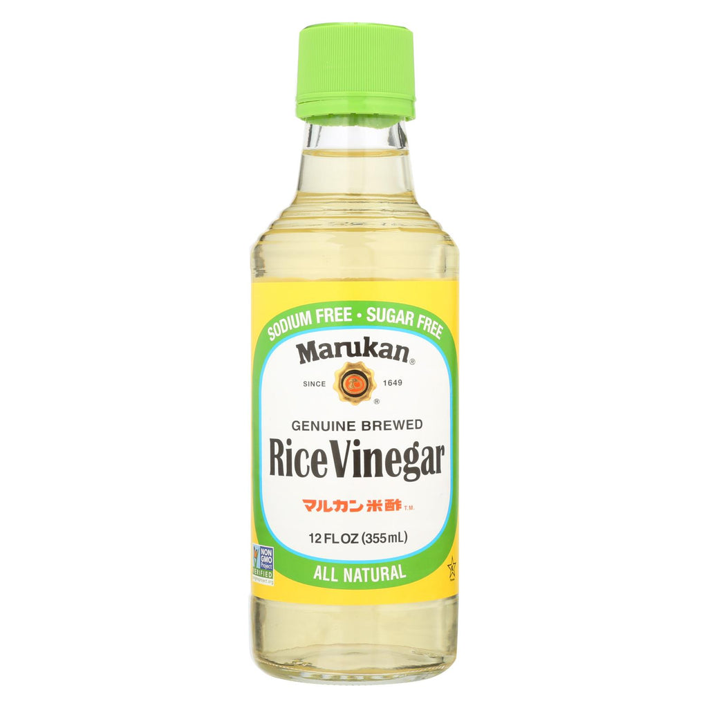 Marukan Rice Vinegar - Genuine Brewed - Case Of 6 - 12 Fl Oz. - Lakehouse Foods
