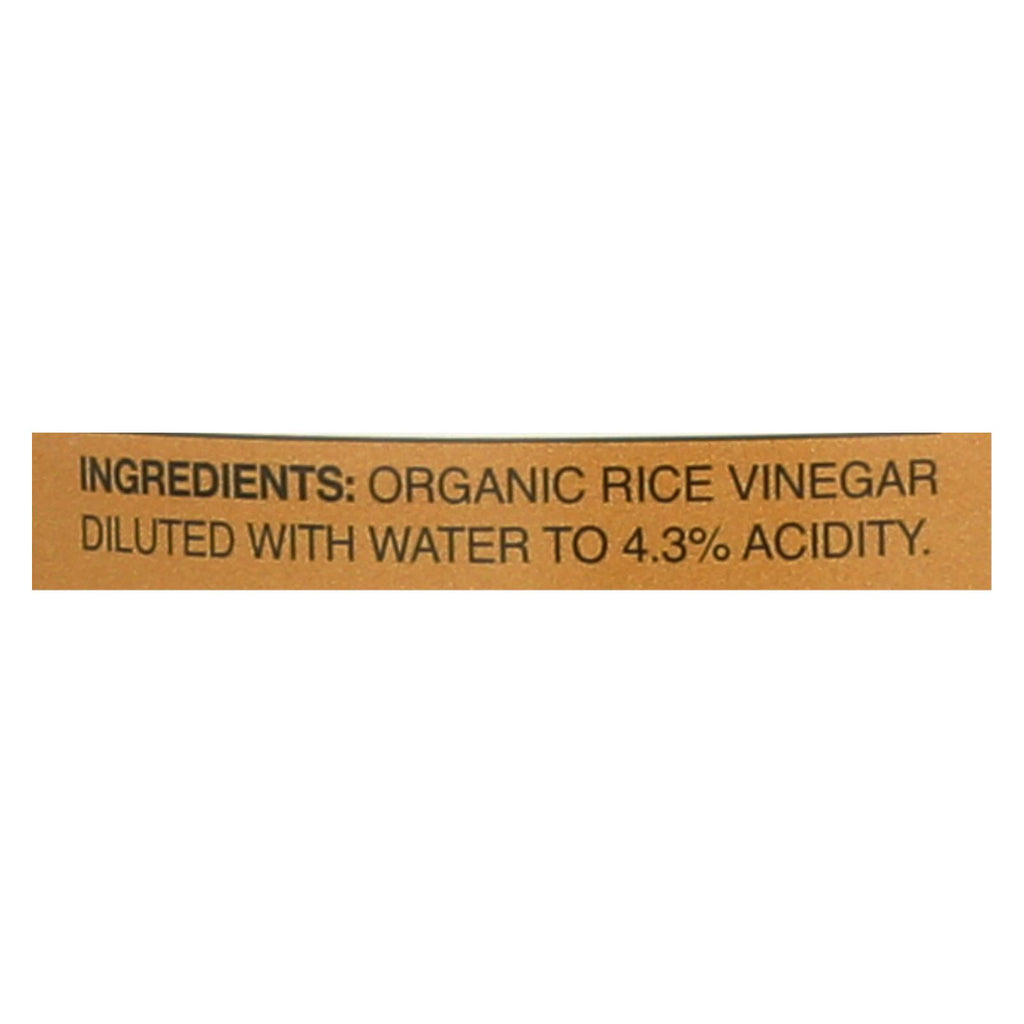 Marukan Organic Rice Vinegar - Case Of 6 - 12 Fl Oz. - Lakehouse Foods
