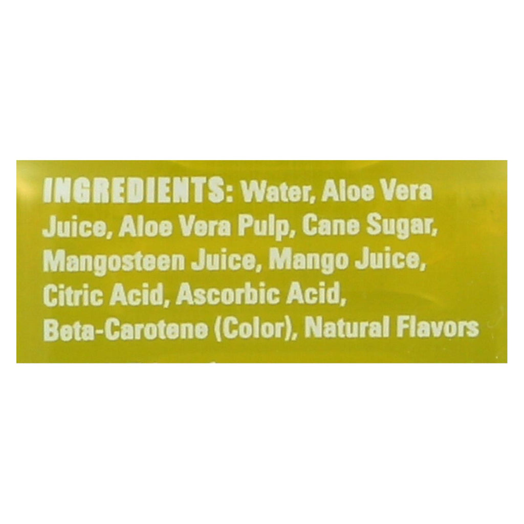 Alo Original Allure Aloe Vera Juice Drink - Mangosteen And Mango - Case Of 12 - 16.9 Fl Oz. - Lakehouse Foods
