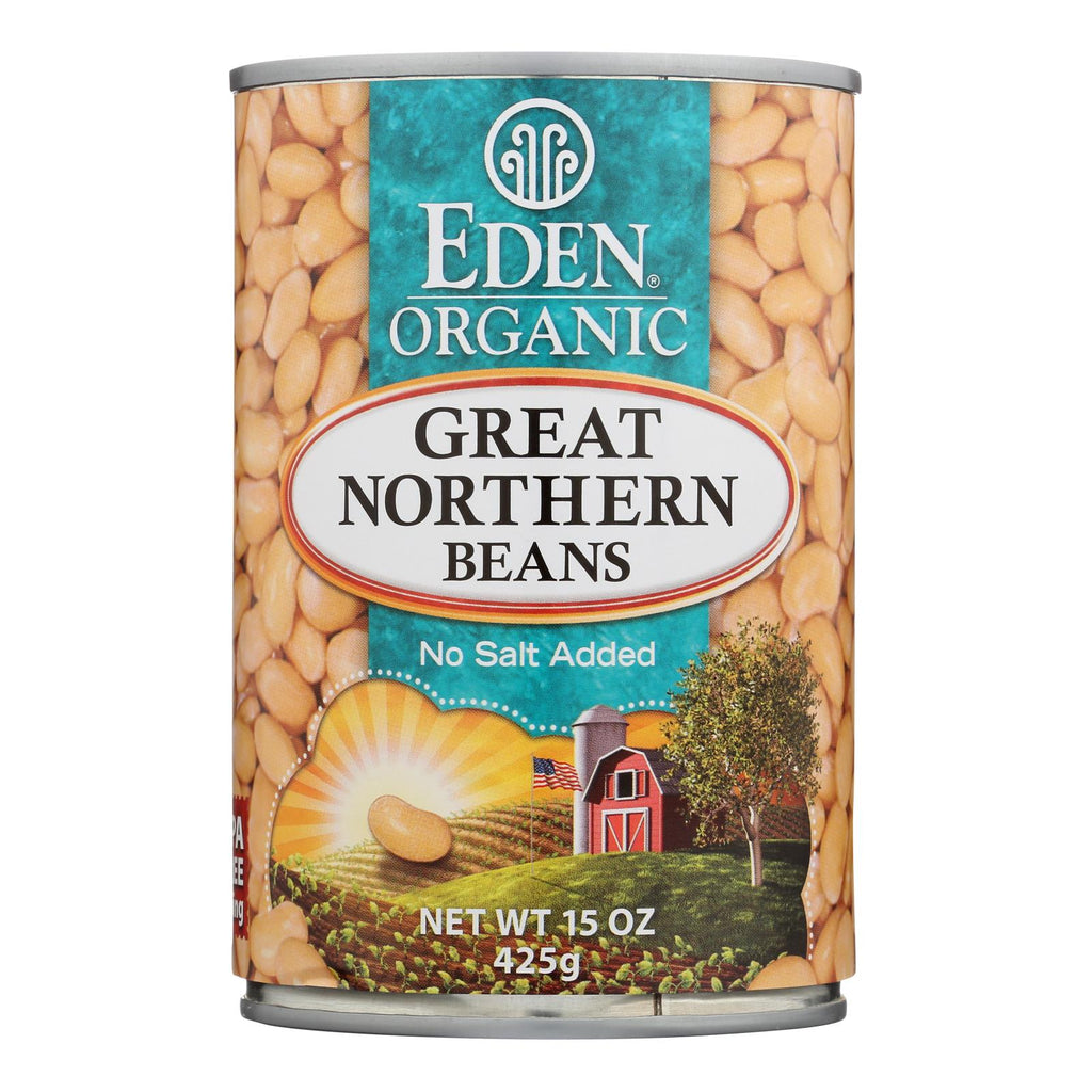 Eden Foods Great Northern Beans Organic - Case Of 12 - 15 Oz. - Lakehouse Foods