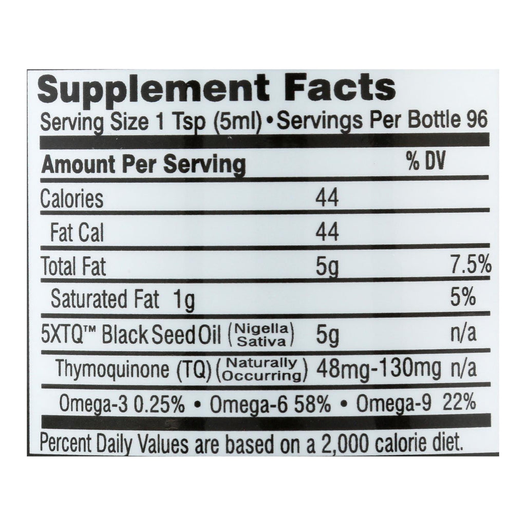 Black Seed - Black Seed Oil Premium - 1 Each - 16 Fz - Lakehouse Foods