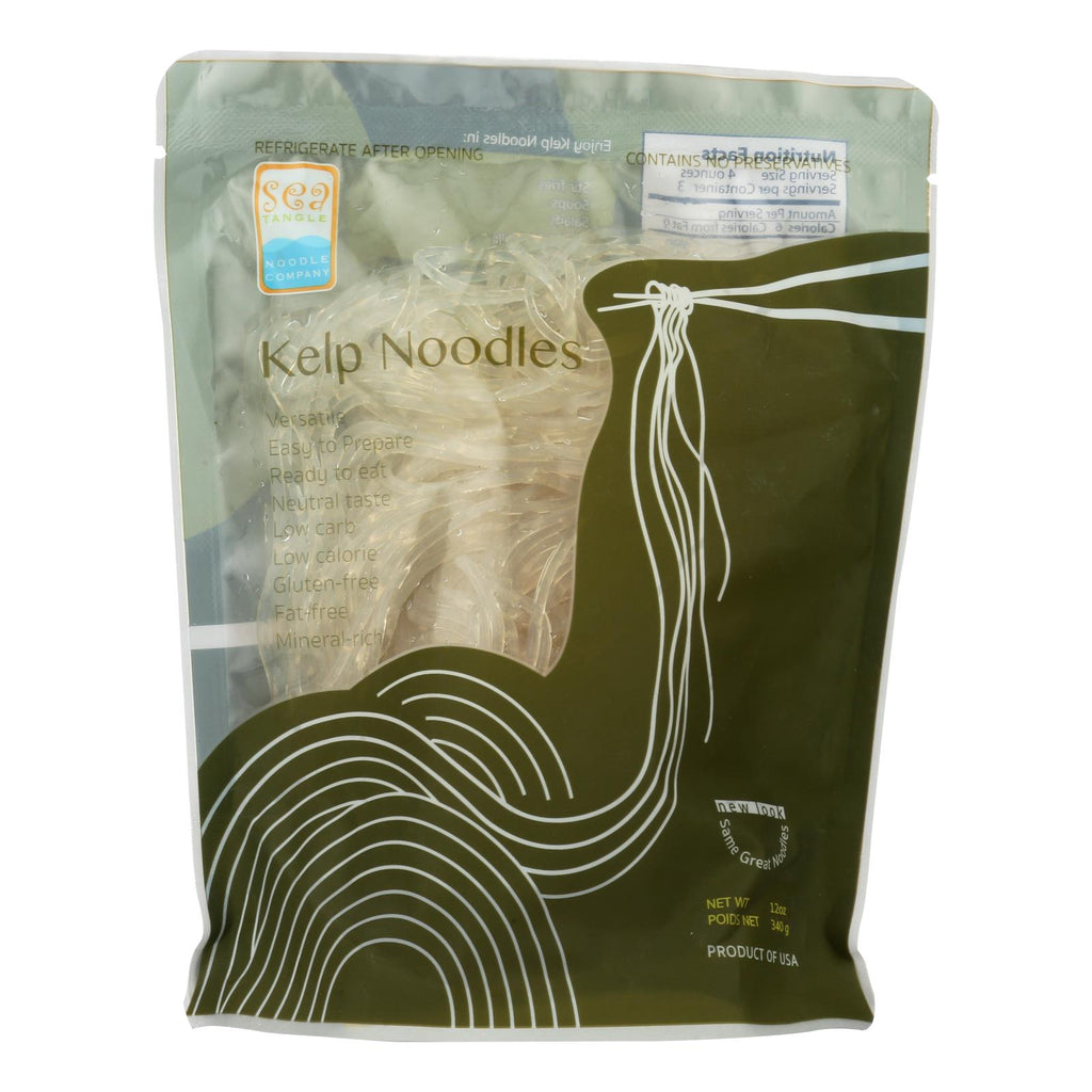 Sea Tangle Noodle Company Kelp Noodles  - Case Of 12 - 12 Oz - Lakehouse Foods