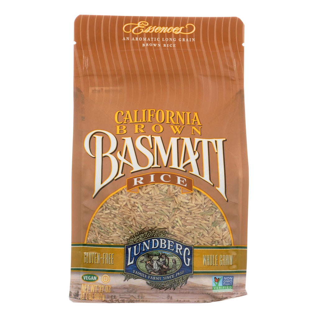Lundberg Family Farms Organic Brown Basmati Rice - Case Of 6 - 2 Lb. - Lakehouse Foods
