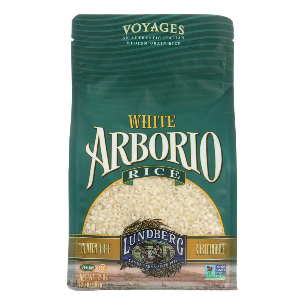 Lundberg Family Farms White Arborio Rice - Case Of 6 - 2 Lb. - Lakehouse Foods