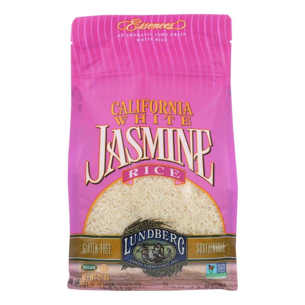 Lundberg Family Farms White Jasmine Rice - Case Of 6 - 2 Lb. - Lakehouse Foods
