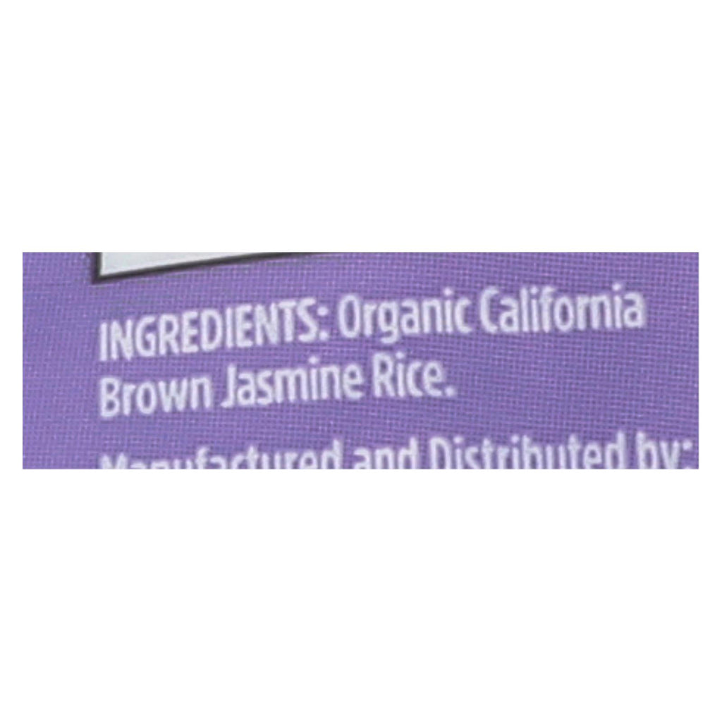 Lundberg Family Farms Brown Jasmine Rice - Case Of 6 - 2 Lb. - Lakehouse Foods