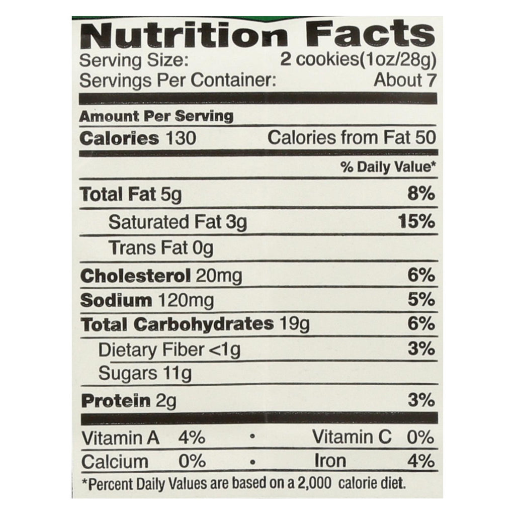 Tate's Bake Shop Oatmeal Raisin Cookies  - Case Of 12 - 7 Oz - Lakehouse Foods