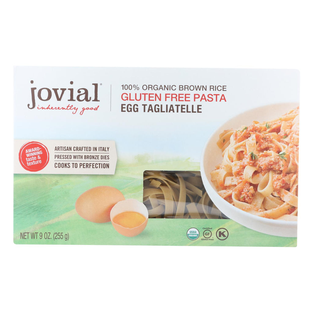 Jovial - Pasta - Organic - Brown Rice - Traditional Egg Tagliatelle - 9 Oz - Case Of 12 - Lakehouse Foods