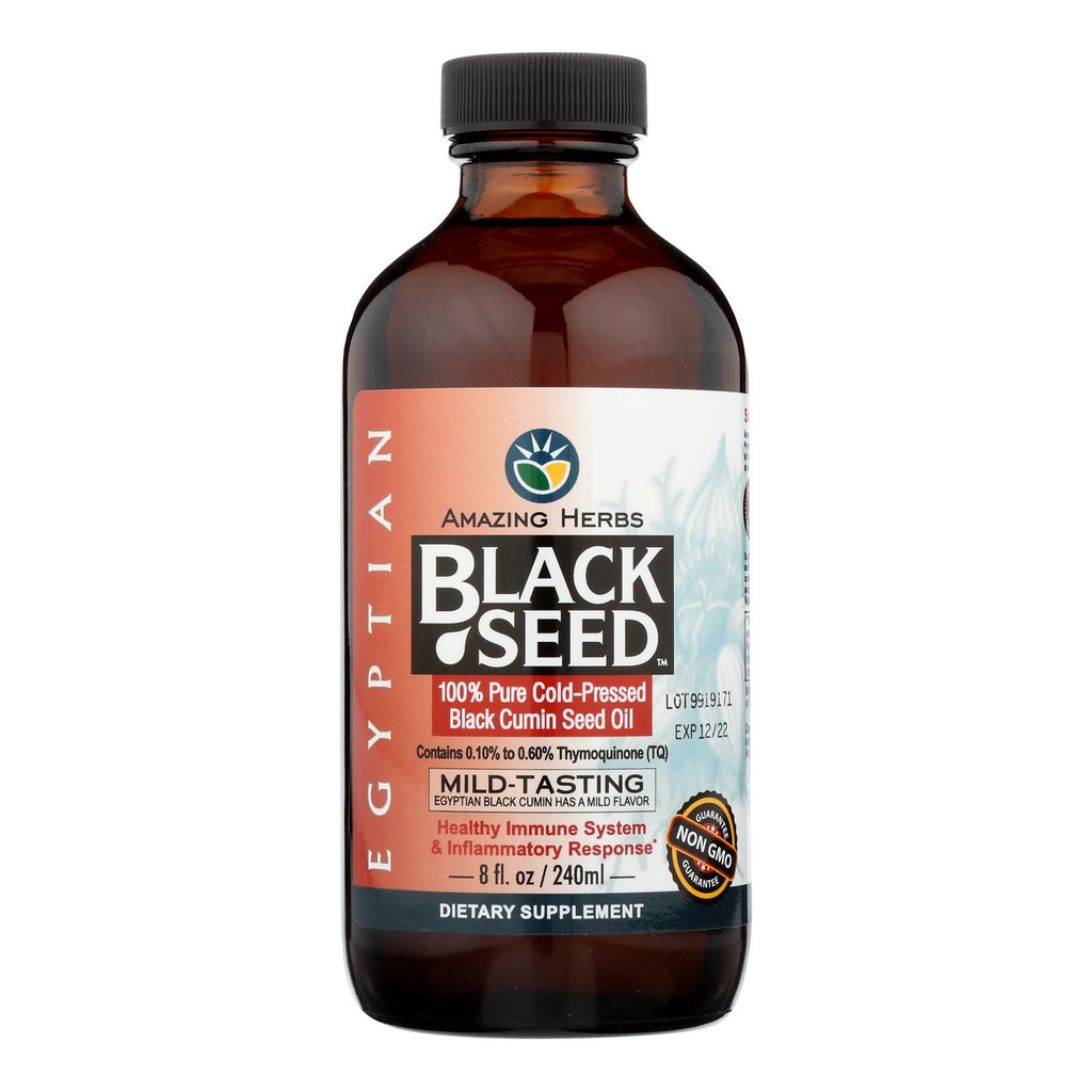 Black Seed - Black Seed Oil Egyptian - 1 Each - 8 Fz - Lakehouse Foods