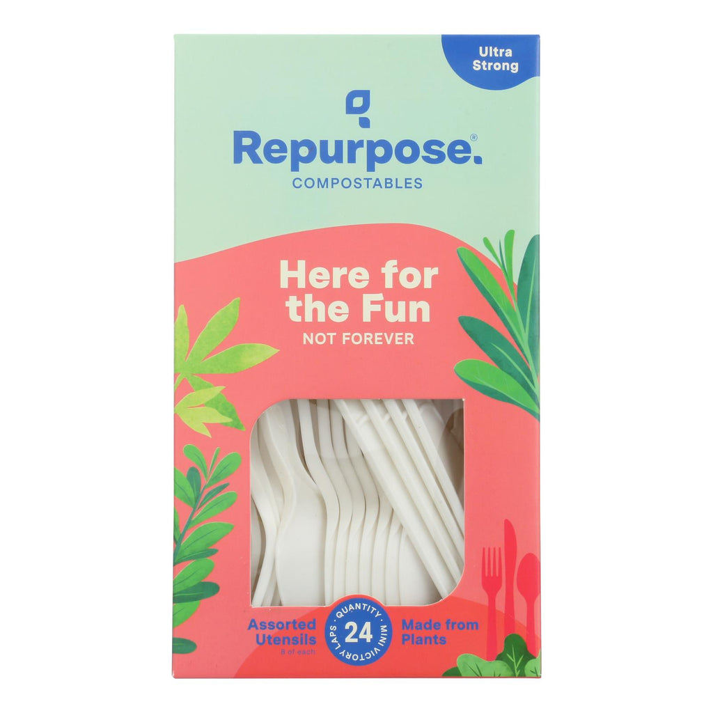 Repurpose Plant Base High Heat Utensils Set - Case Of 20 - 24 Count - Lakehouse Foods