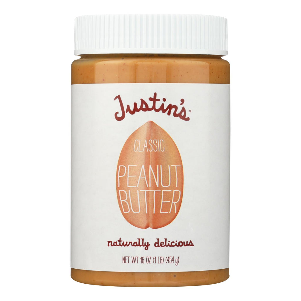Justin's Nut Butter Peanut Butter - Classic - Case Of 12 - 16 Oz. - Lakehouse Foods