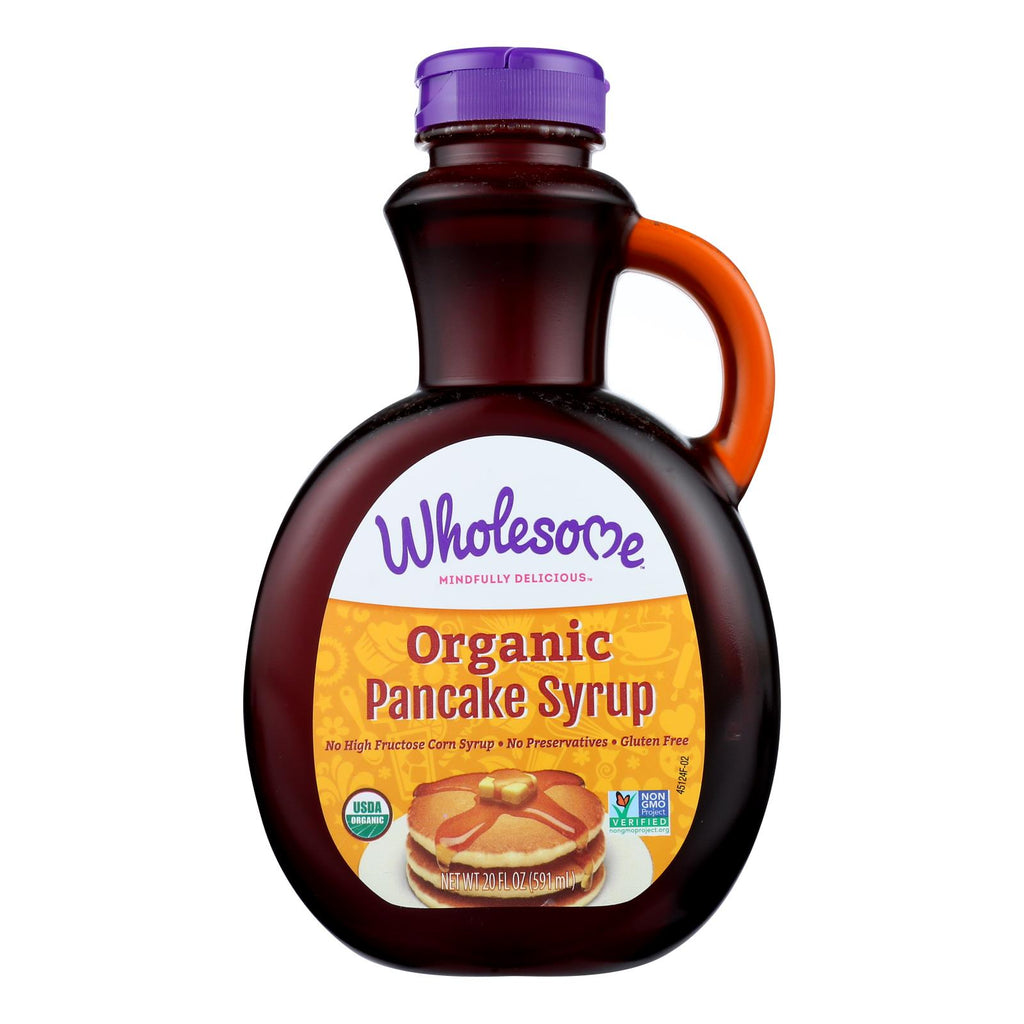 Wholesome Sweeteners Pancake Syrup - Organic - Original - 20 Oz - Case Of 6 - Lakehouse Foods