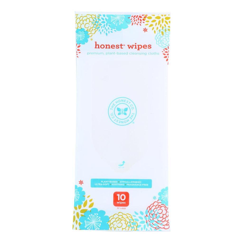 The Honest Company Honest Wipes - Unscented - Baby - Travel Pack - 10 Wipes - Lakehouse Foods