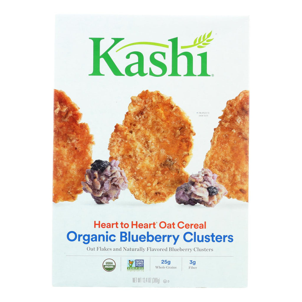 Kashi Heart To Heart Oat Flakes And Blueberry Clusters - Case Of 10 - 13.4 Oz. - Lakehouse Foods