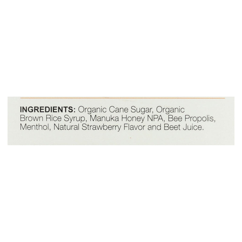 Pacific Resources International Manuka Honey Lozenges, Soothing Strawberry  - 1 Each - 20 Ct - Lakehouse Foods