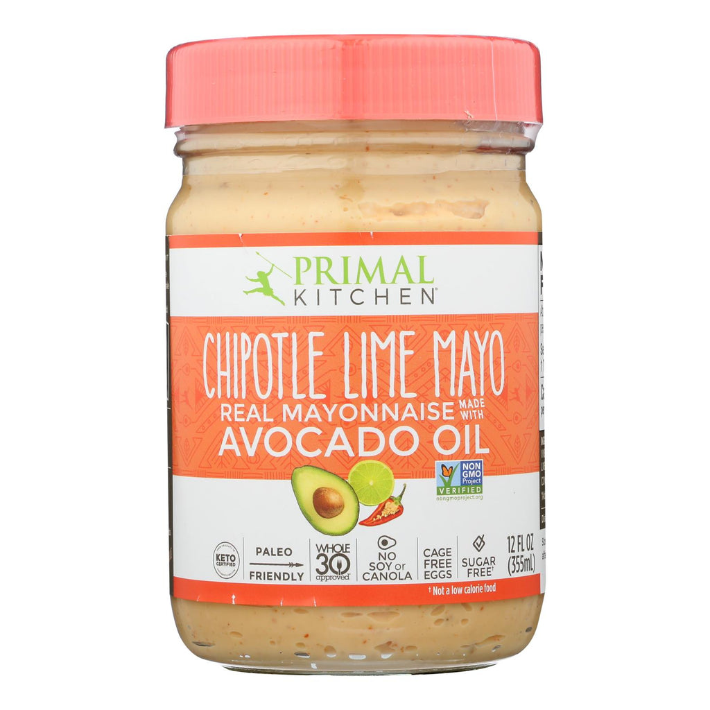 Primal Kitchen Chipotle Lime Mayo - Avocado Oil - Case Of 6 - 12 Oz. - Lakehouse Foods