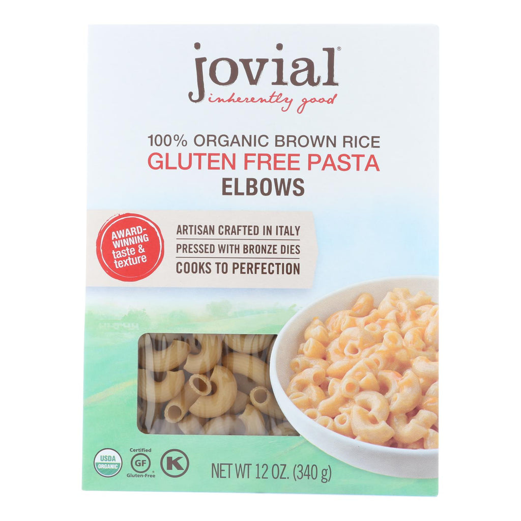 Jovial - Gluten Free Brown Rice Pasta - Elbow - Case Of 12 - 12 Oz. - Lakehouse Foods