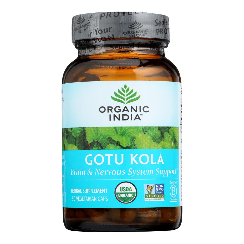 Organic India Tulsi Wellness Supplements, Gotu Kola  - 1 Each - 90 Vcap - Lakehouse Foods