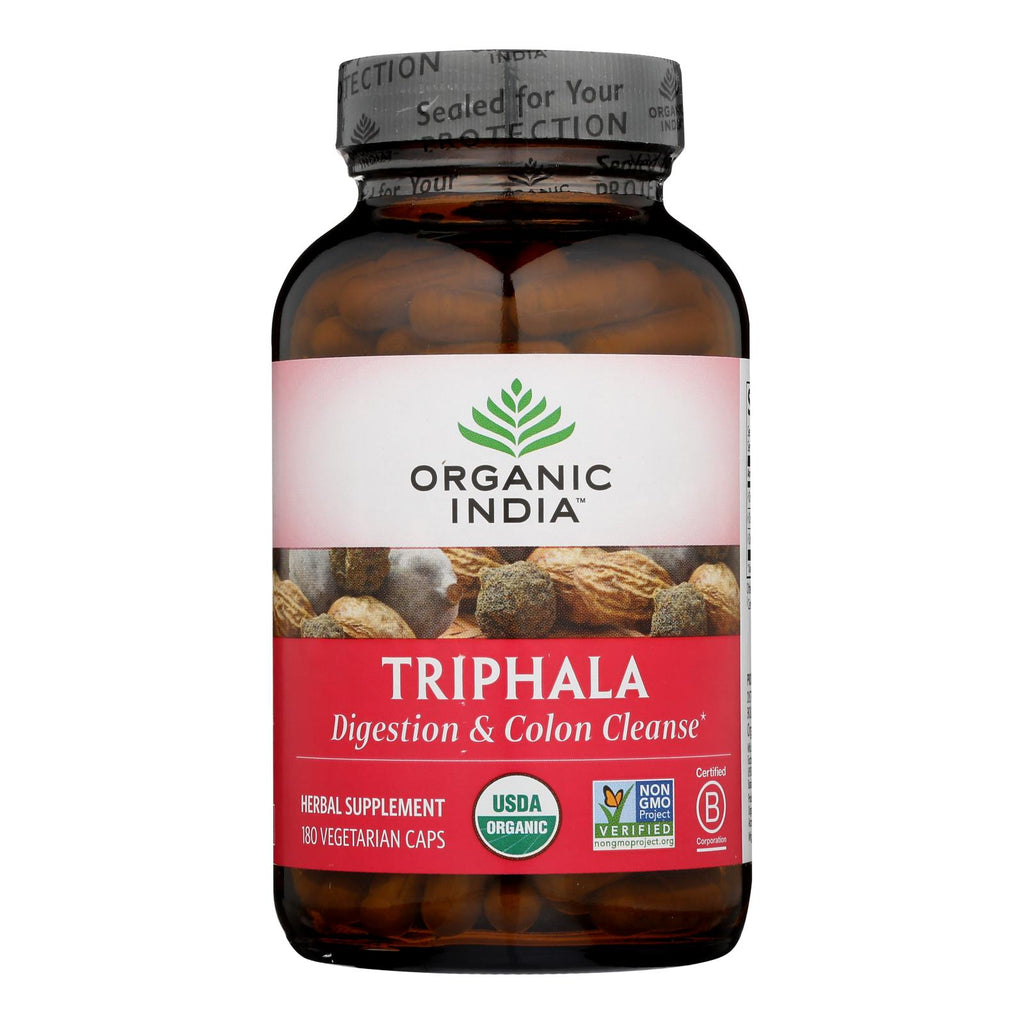 Organic India Triphala, Digestion & Colon Cleanse  - 1 Each - 180 Vcap - Lakehouse Foods