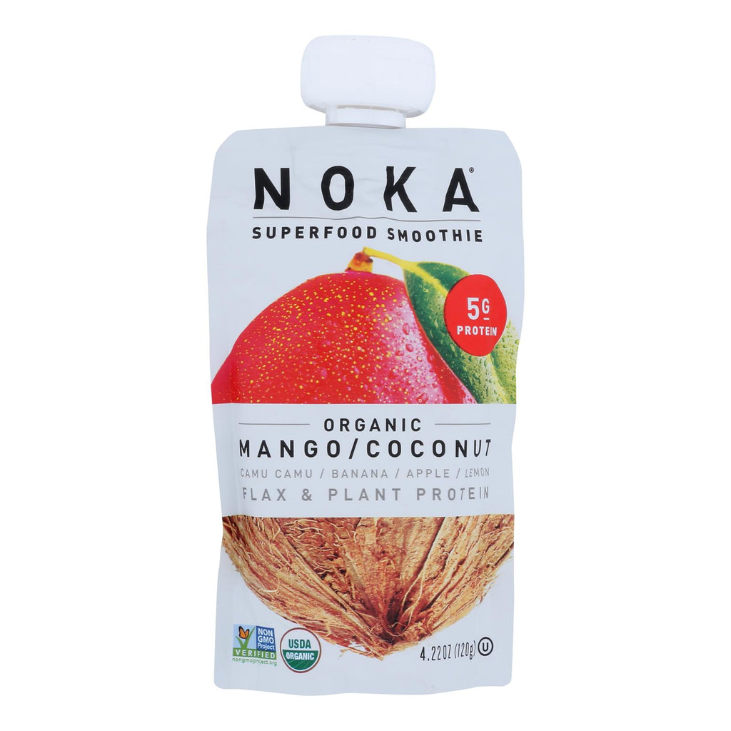 Noka Superfood Mango Coconut Blend  - Case Of 6 - 4.22 Oz - Lakehouse Foods