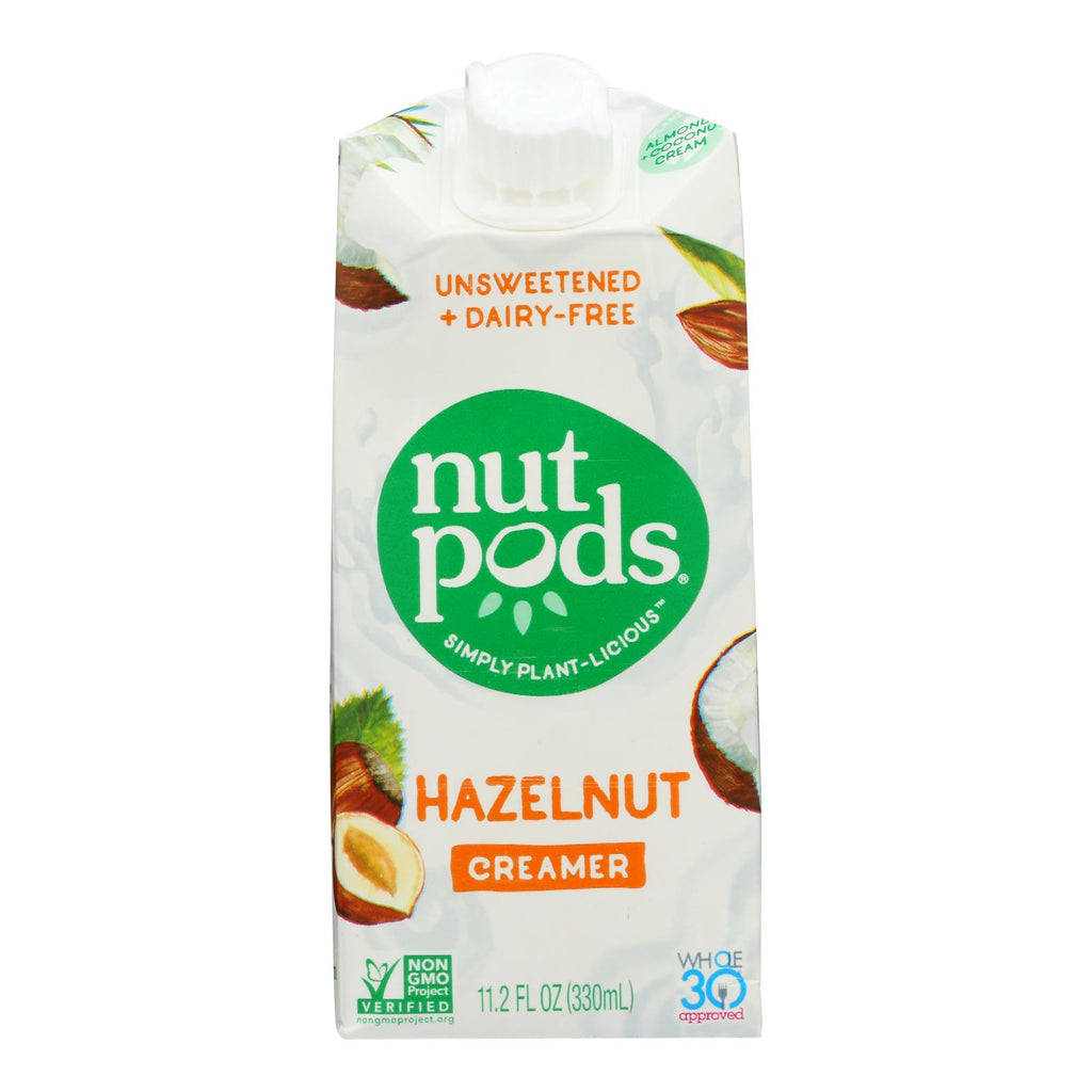 Nutpods - Non-dairy Creamer Hazelnut Unsweetened - Case Of 12 - 11.2 Fl Oz. - Lakehouse Foods