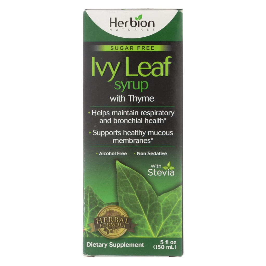 Herbion Naturals Sugar Free Ivy Leaf Syrup With Thyme Dietary Supplement  - 1 Each - 5 Oz - Lakehouse Foods