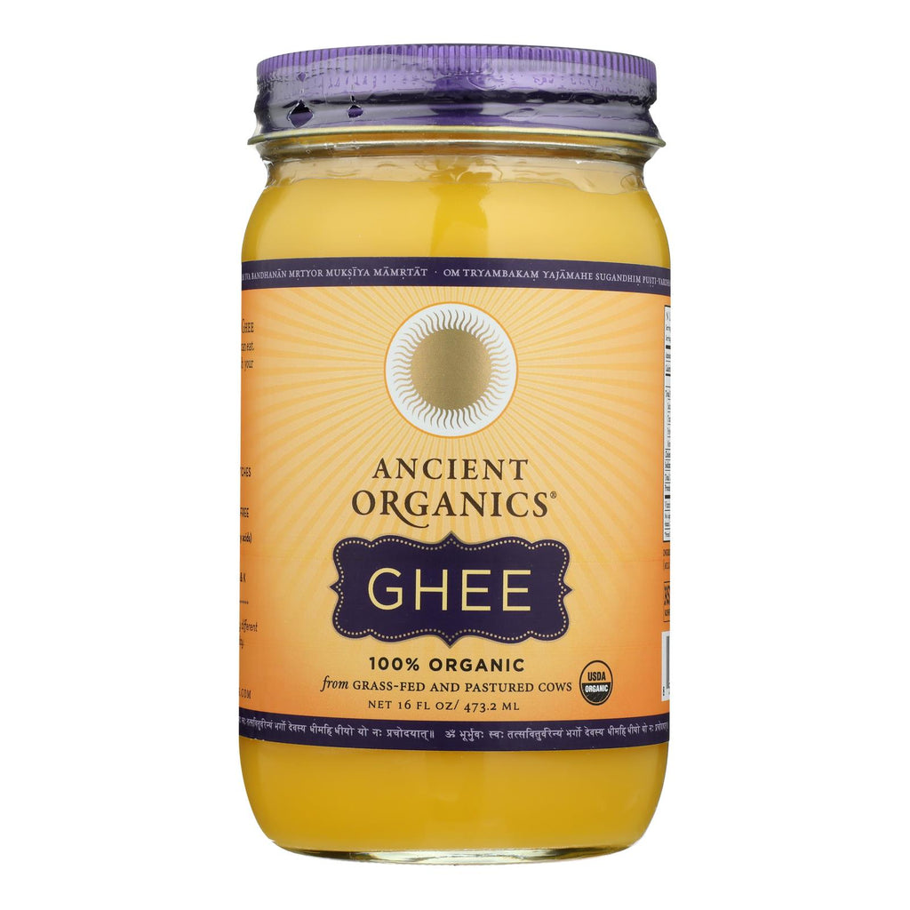 Ancient Organics - Organic Artisan Ghee - Case Of 6 - 16 Fl Oz. - Lakehouse Foods