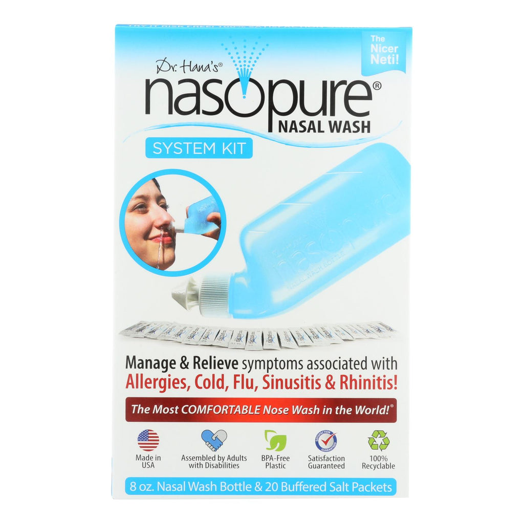 Dr. Hana's Nasopure Nasal Wash System Kit - 1 Each - 8 Oz - Lakehouse Foods