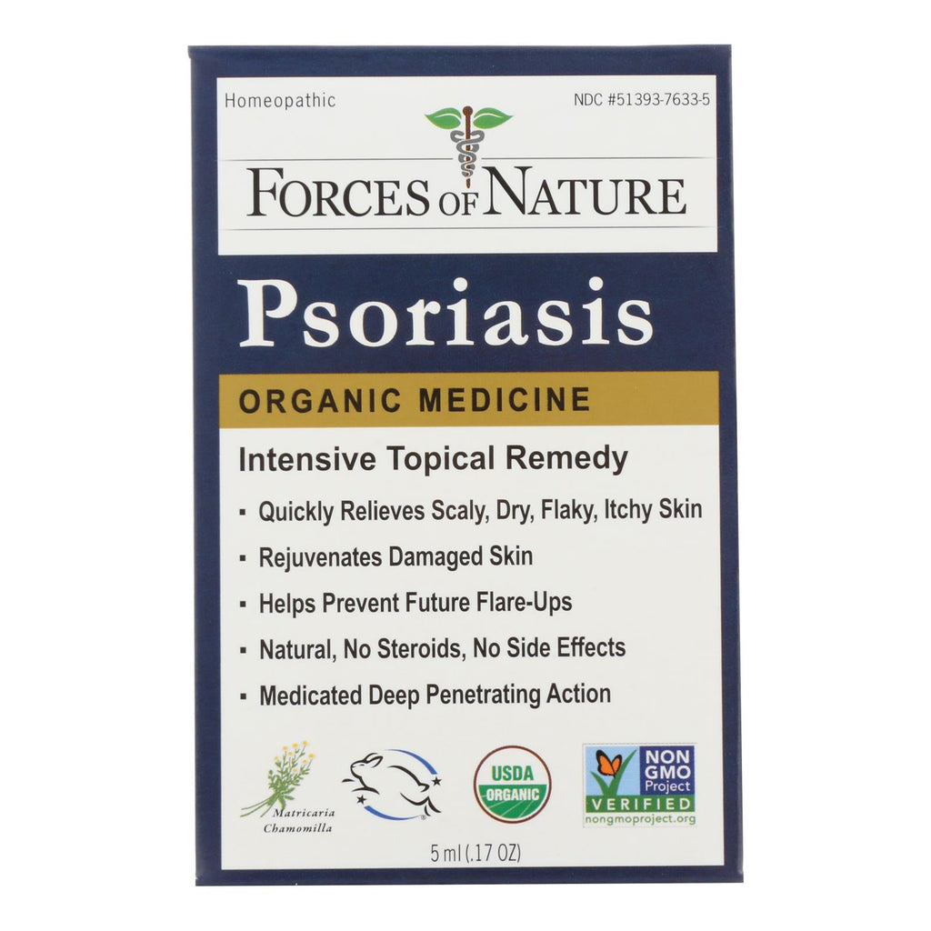 Forces Of Nature - Psoriasis Relief - 1 Each - 5 Ml - Lakehouse Foods
