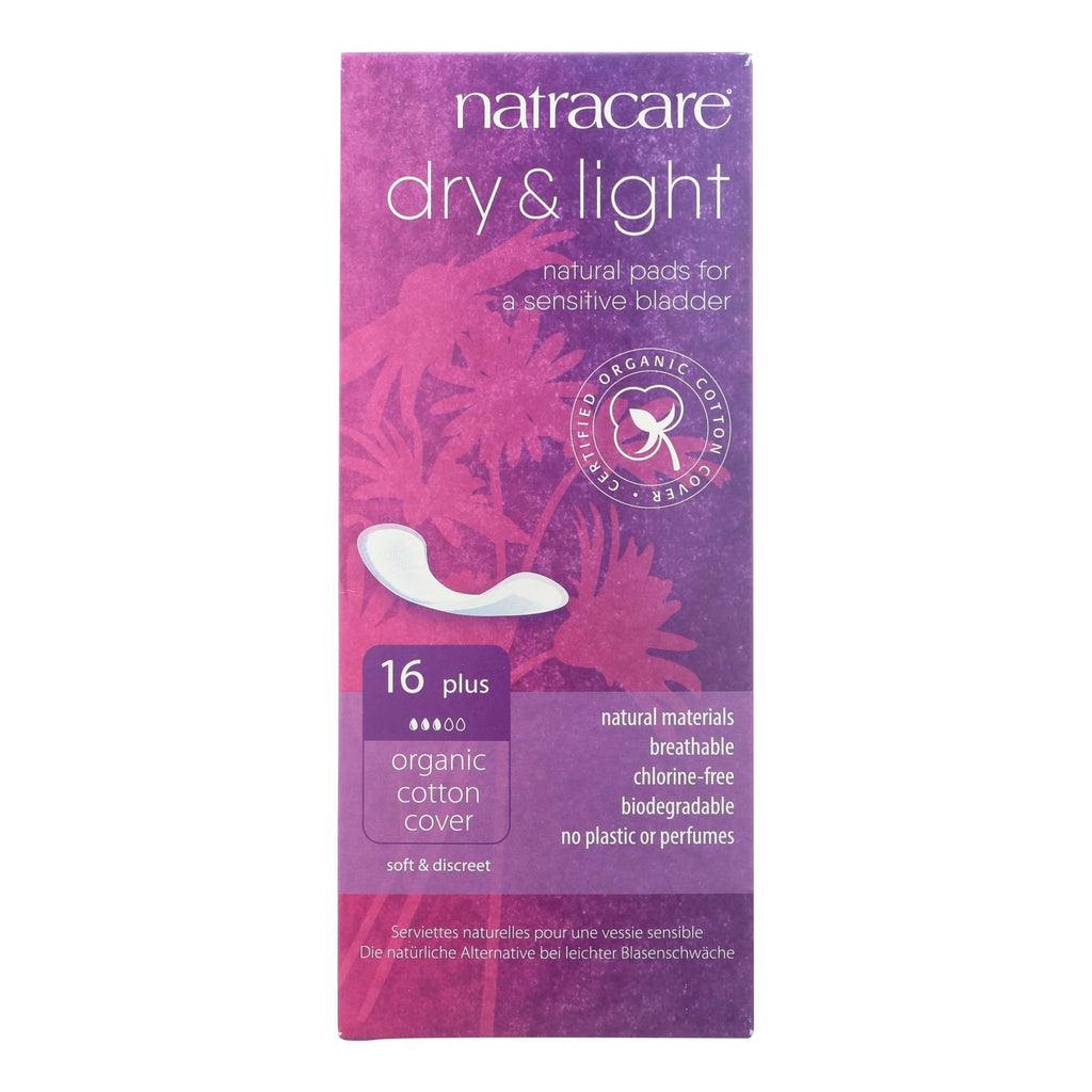 Natracare - Pads Dry&light Plus - 1 Each - 16 Ct - Lakehouse Foods