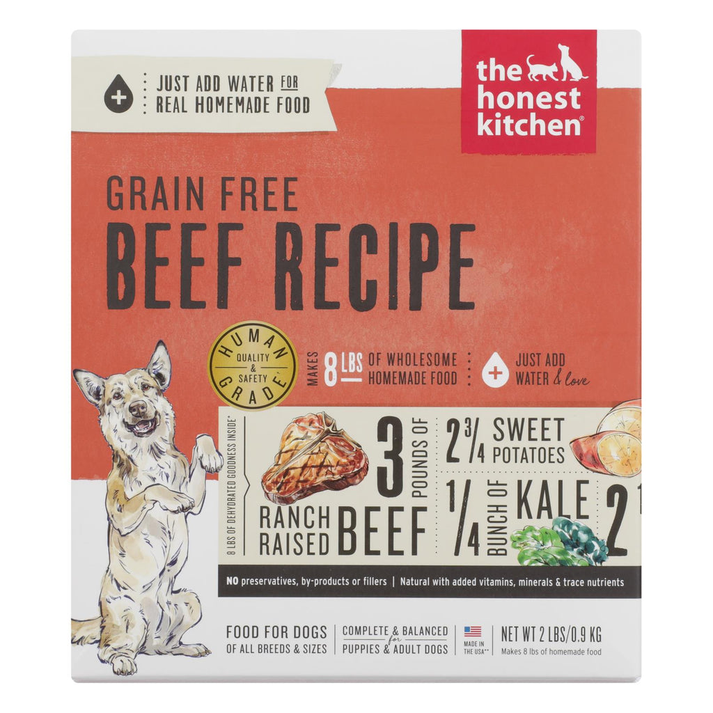 The Honest Kitchen - Dog Food - Grain-free Beef Recipe - Case Of 6 - 2 Lb. - Lakehouse Foods