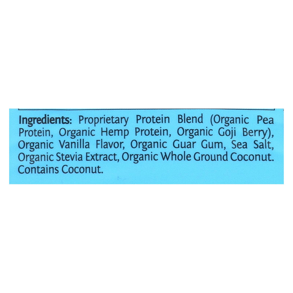 Sunwarrior Warrior Vanilla Blend Pea, Hemp Seed & Goji Berry Blended Protein  - 1 Each - 375 Grm - Lakehouse Foods