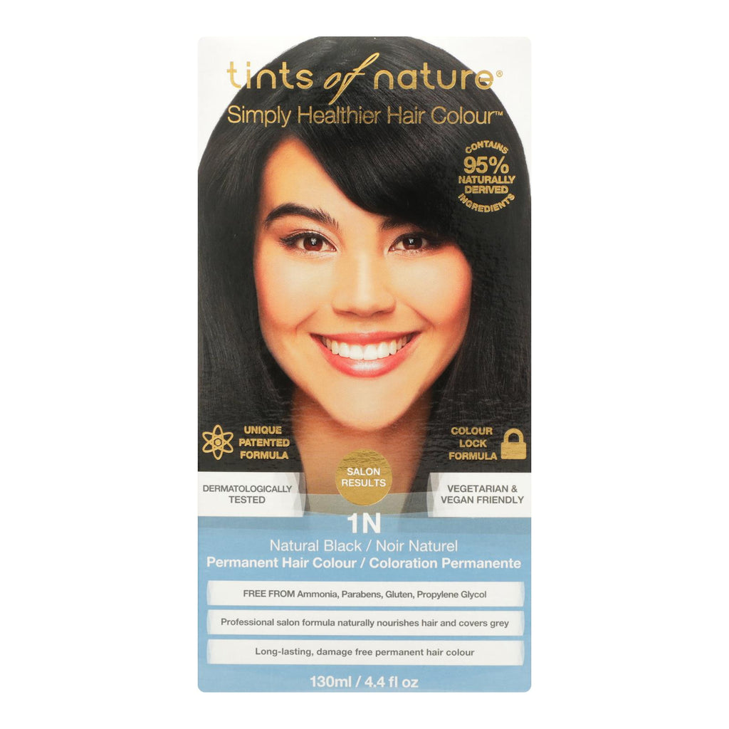 Tints Of Nature 1n Natural Black Hair Color  - 1 Each - 4.4 Fz - Lakehouse Foods