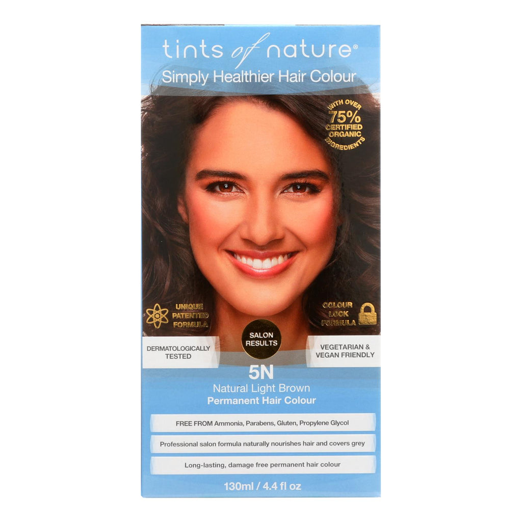 Tints Of Nature 5n Natural Light Brown Hair Color  - 1 Each - 4.4 Fz - Lakehouse Foods