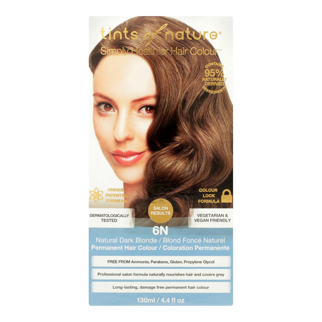 Tints Of Nature 6n Natural Dark Blonde Hair Color  - 1 Each - 4.4 Fz - Lakehouse Foods