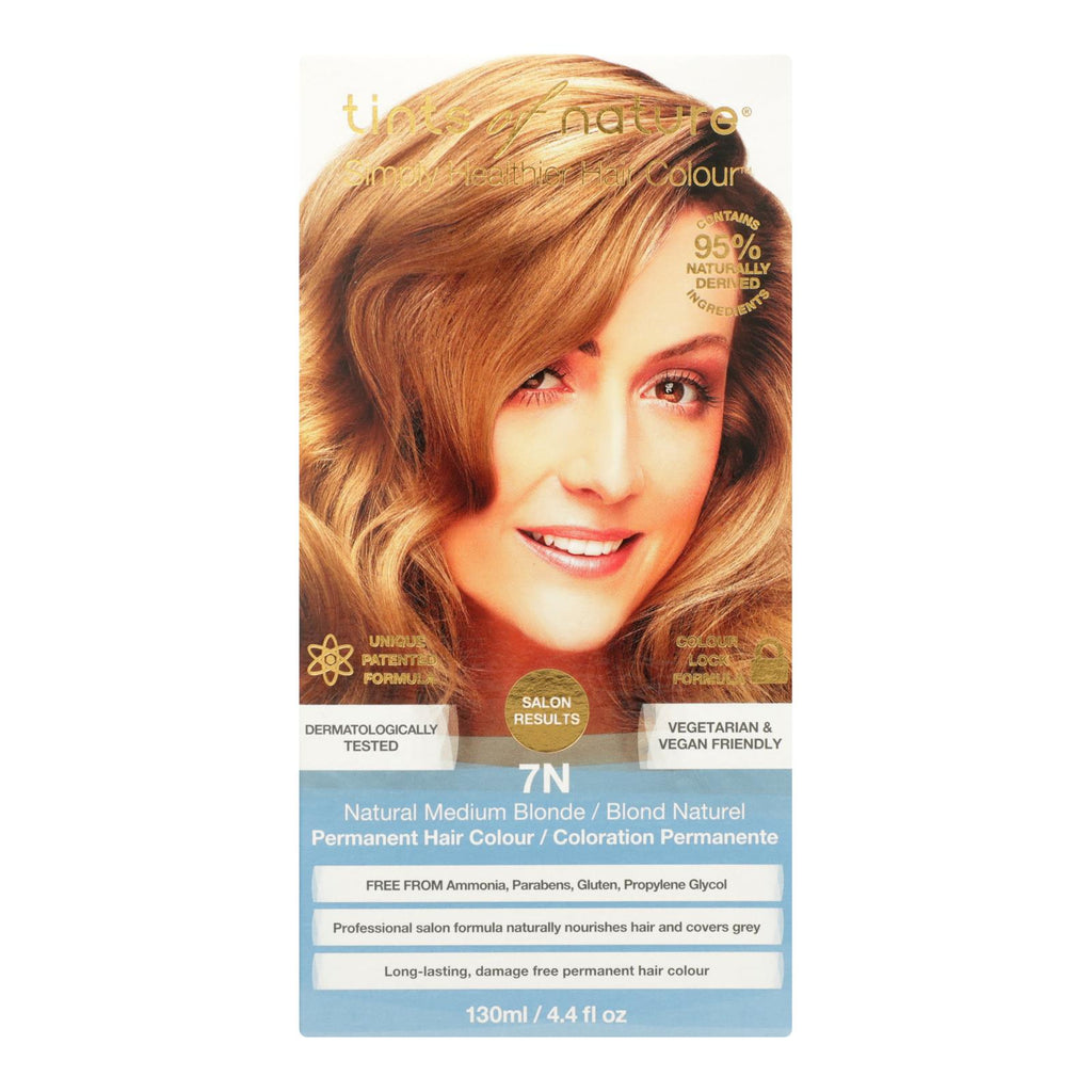 Tints Of Nature 7n Natural Medium Blonde Hair Color  - 1 Each - 4.4 Fz - Lakehouse Foods