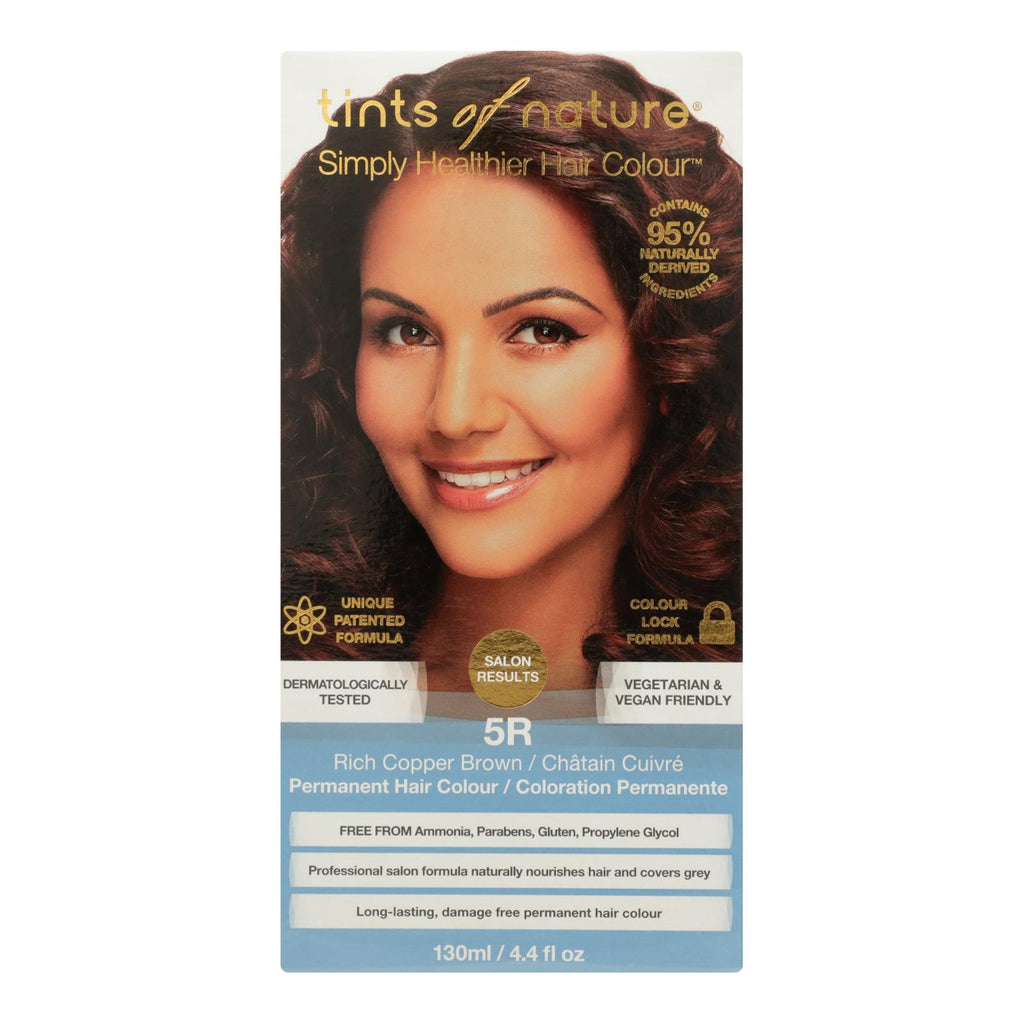 Tints Of Nature 5r Rich Copper Brown Hair Color  - 1 Each - 4.4 Fz - Lakehouse Foods