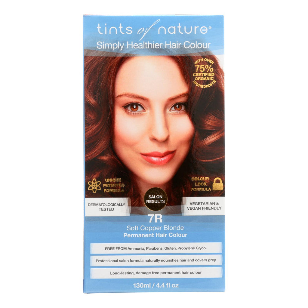 Tints Of Nature 7r Soft Copper Blonde Hair Color  - 1 Each - 4.4 Fz - Lakehouse Foods