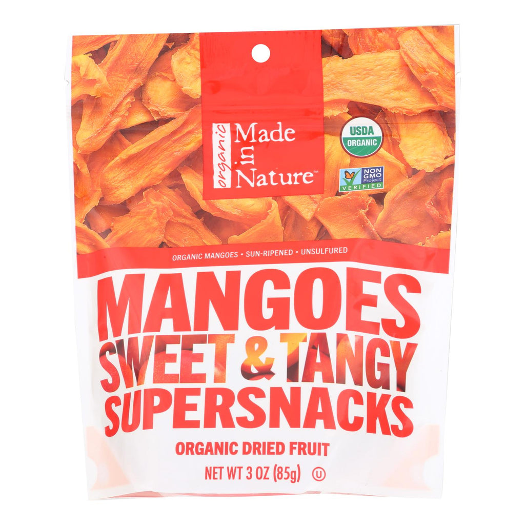Made In Nature Mangoes Dried Fruit  - Case Of 6 - 3 Oz - Lakehouse Foods