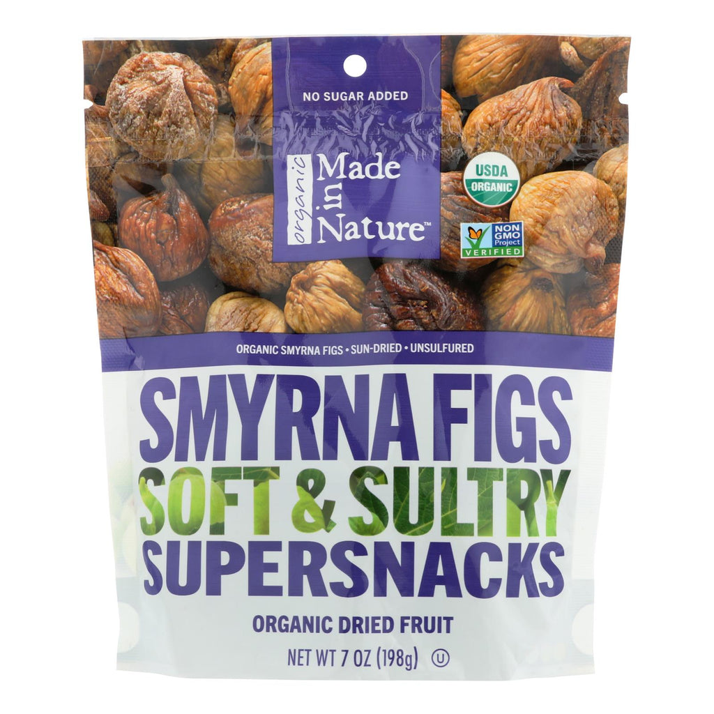 Made In Nature Dried Smyrna Figs  - Case Of 6 - 7 Oz - Lakehouse Foods